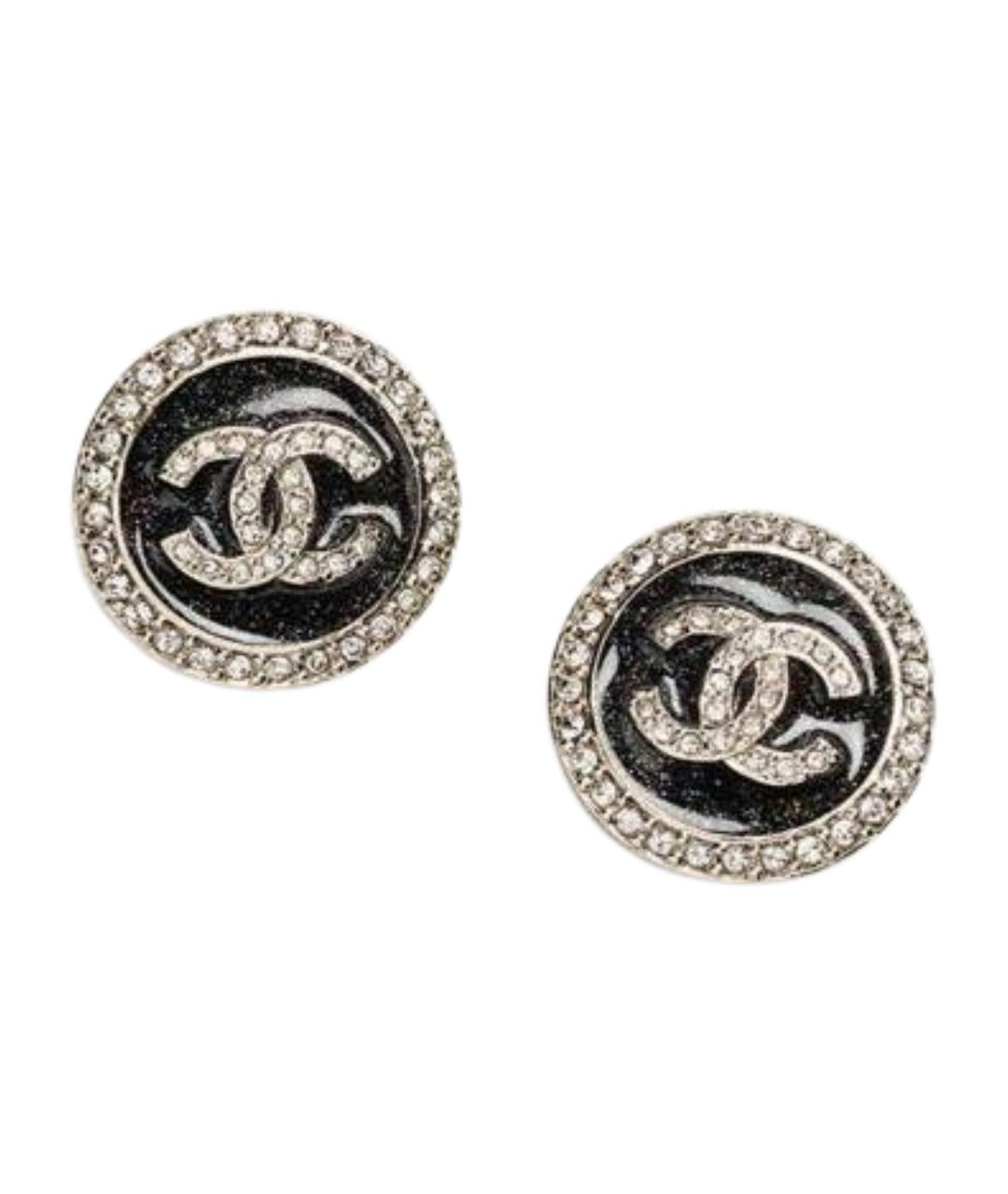 CHANEL Золотые металлические серьги, фото 1