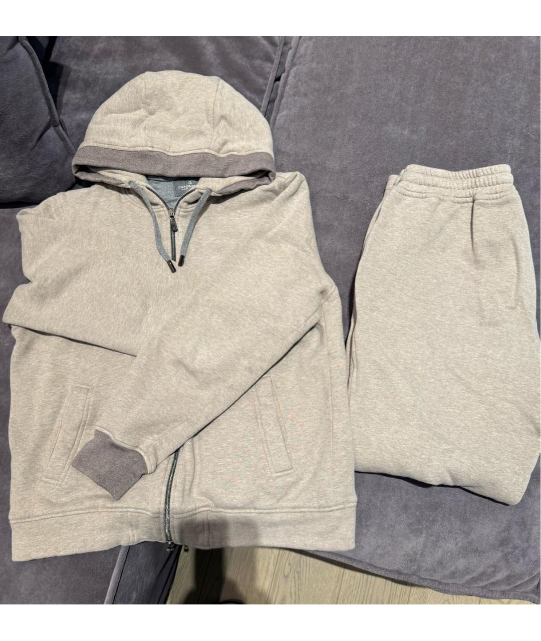 CAPOBIANCO Бежевый повседневный костюм, фото 9