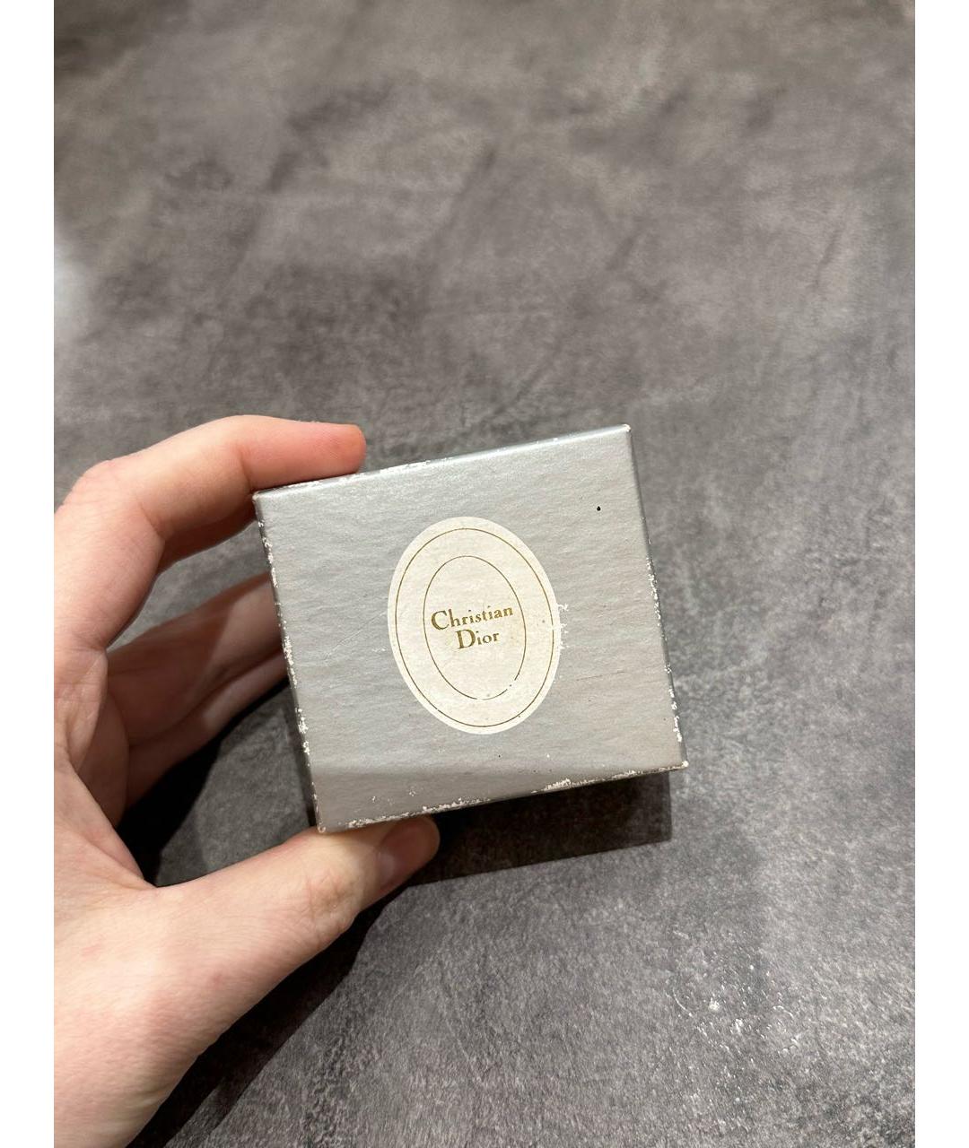 CHRISTIAN DIOR Золотые металлические серьги, фото 4