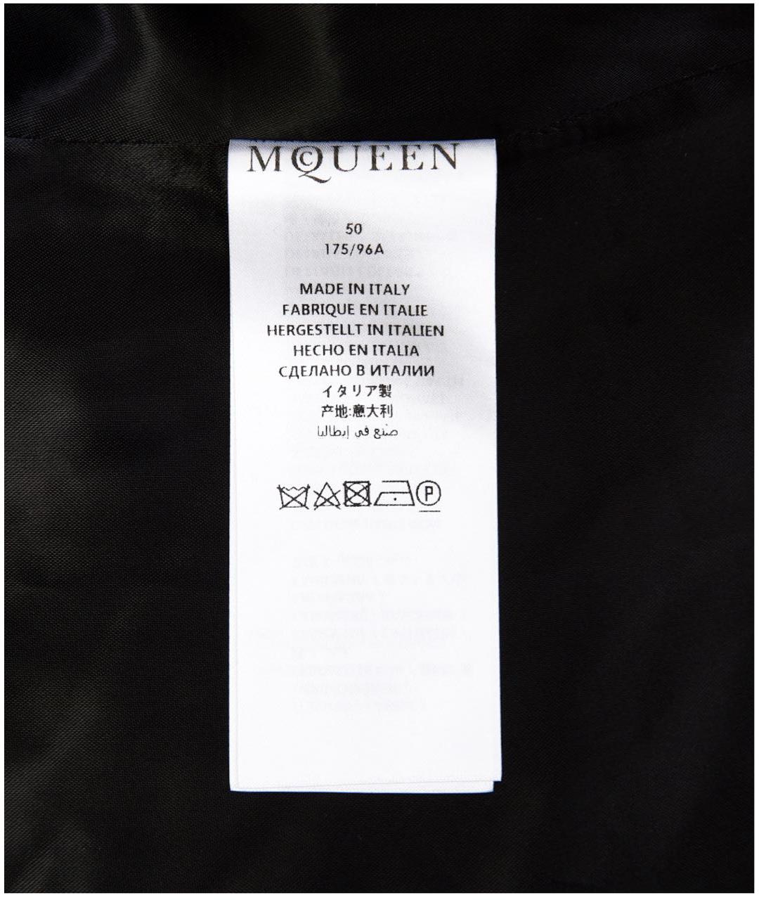 ALEXANDER MCQUEEN Черная кашемировая куртка, фото 5