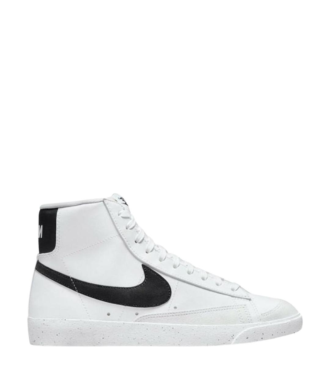 NIKE Белые кожаные кроссовки, фото 1