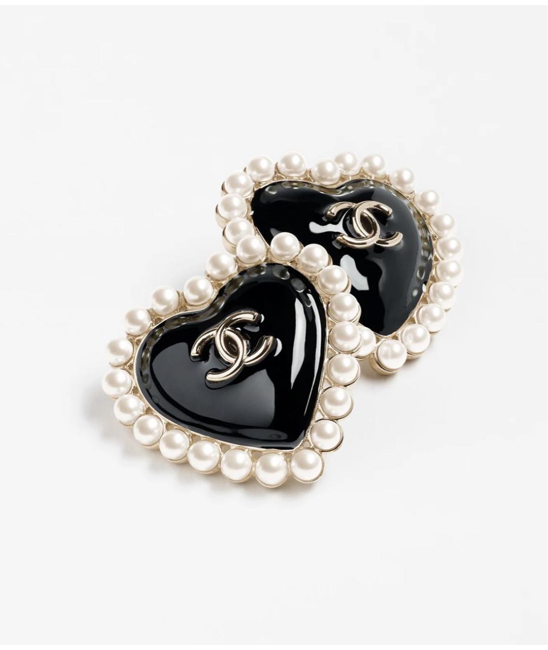 CHANEL Золотые металлические серьги, фото 2