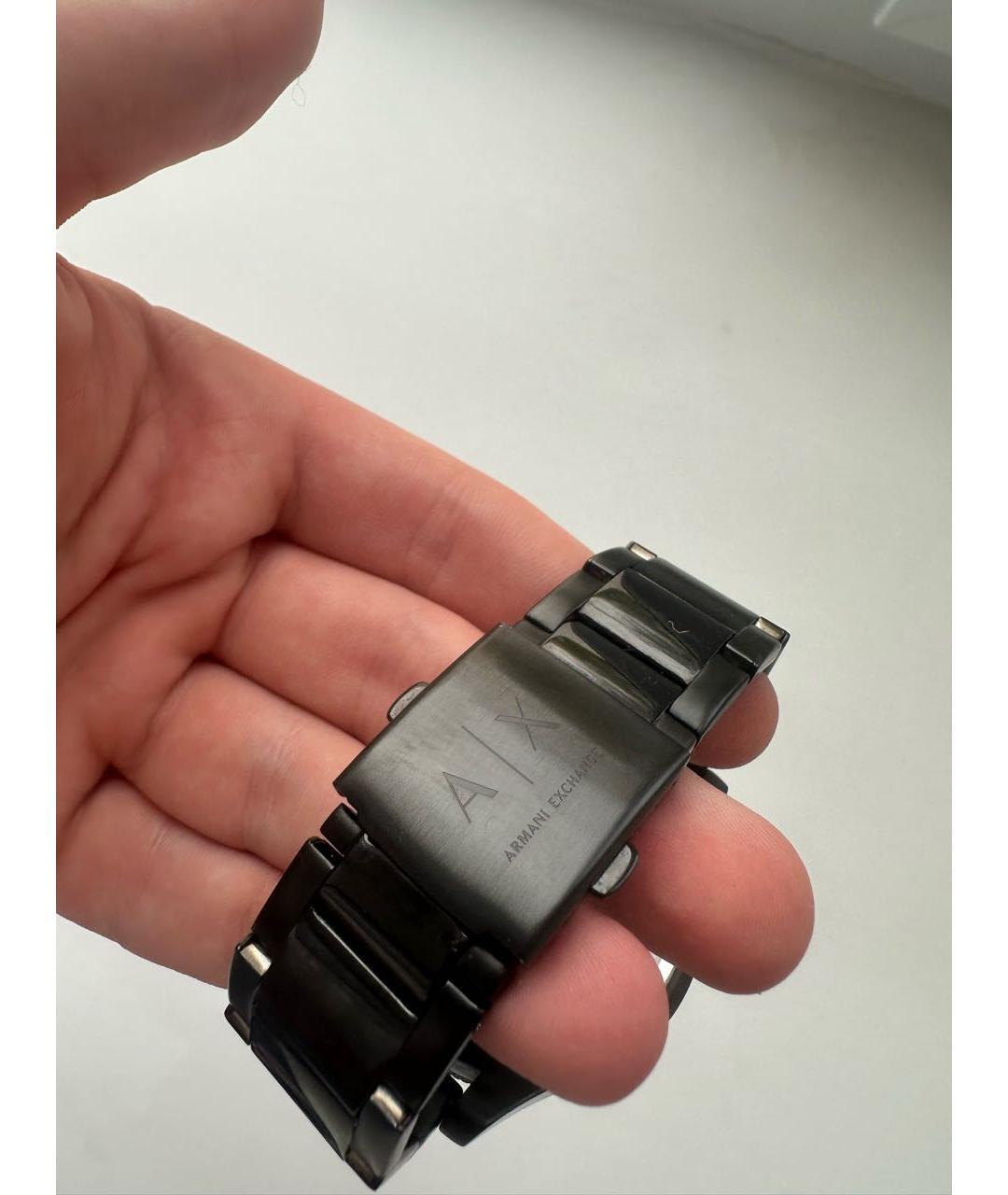 ARMANI EXCHANGE Черные стальные часы, фото 3