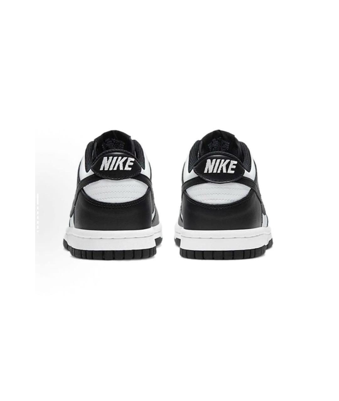 NIKE Черные кожаные кеды, фото 4