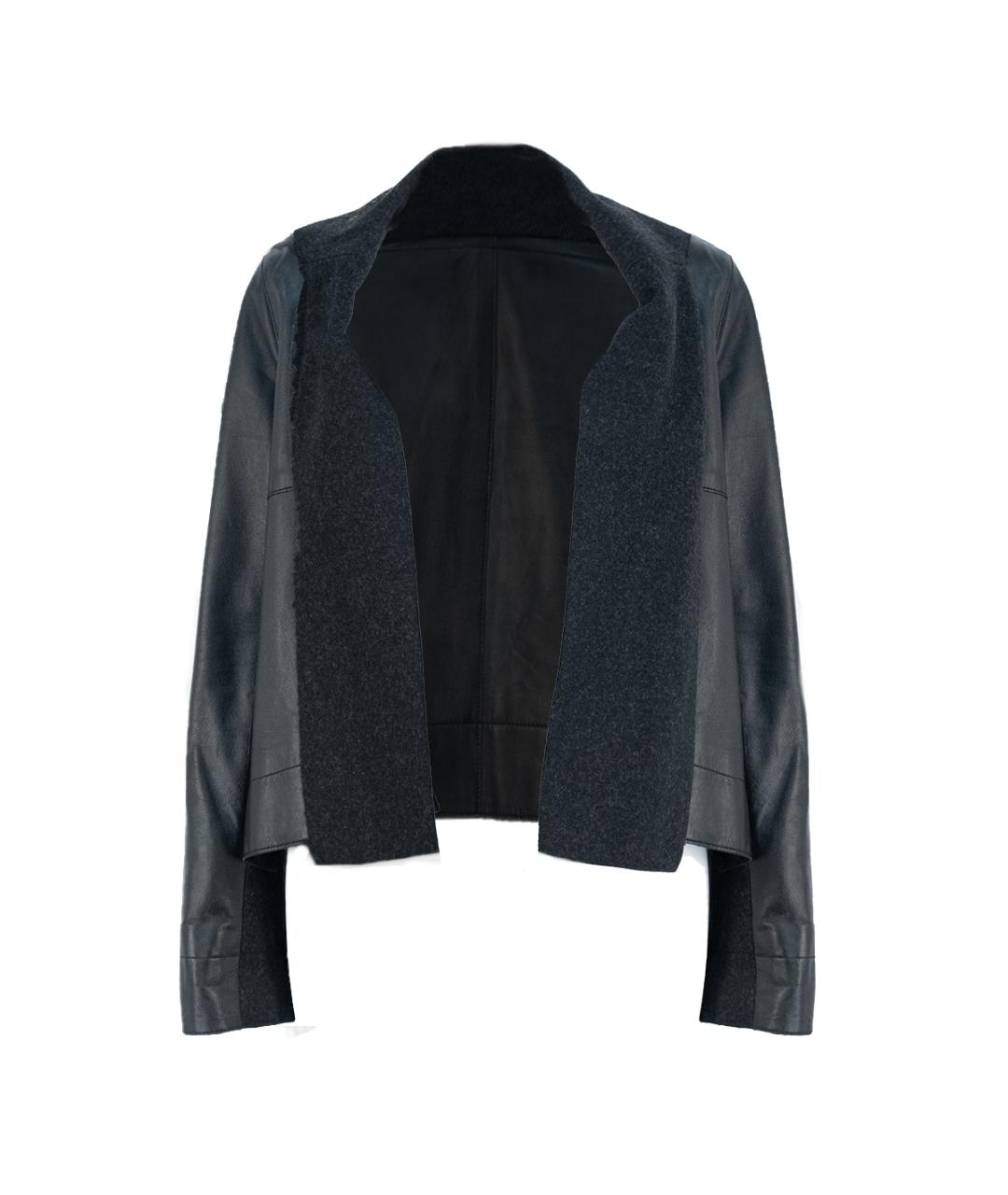 VIVIENNE WESTWOOD Черная кожаная куртка, фото 1