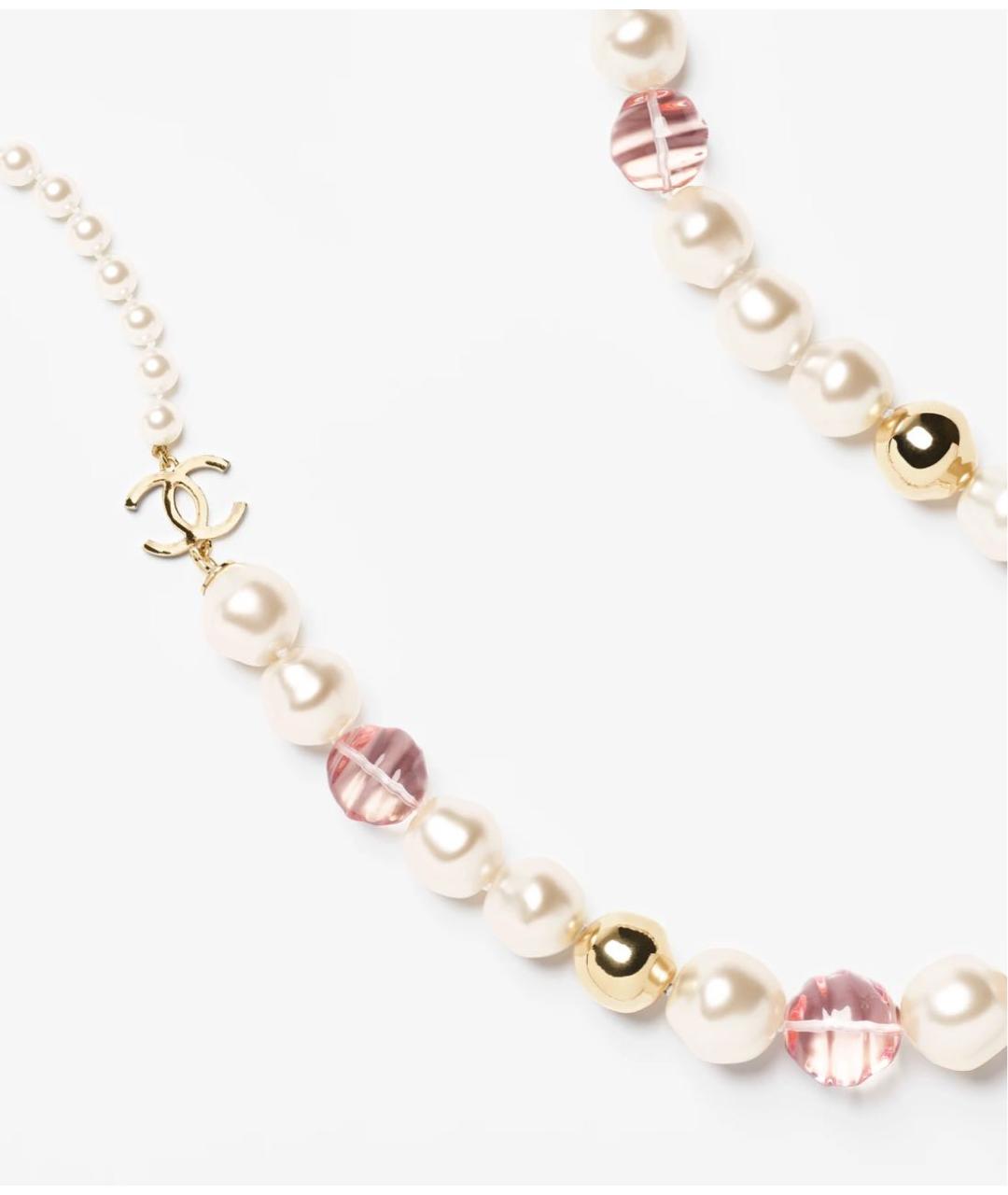 CHANEL Золотое металлическое колье, фото 3