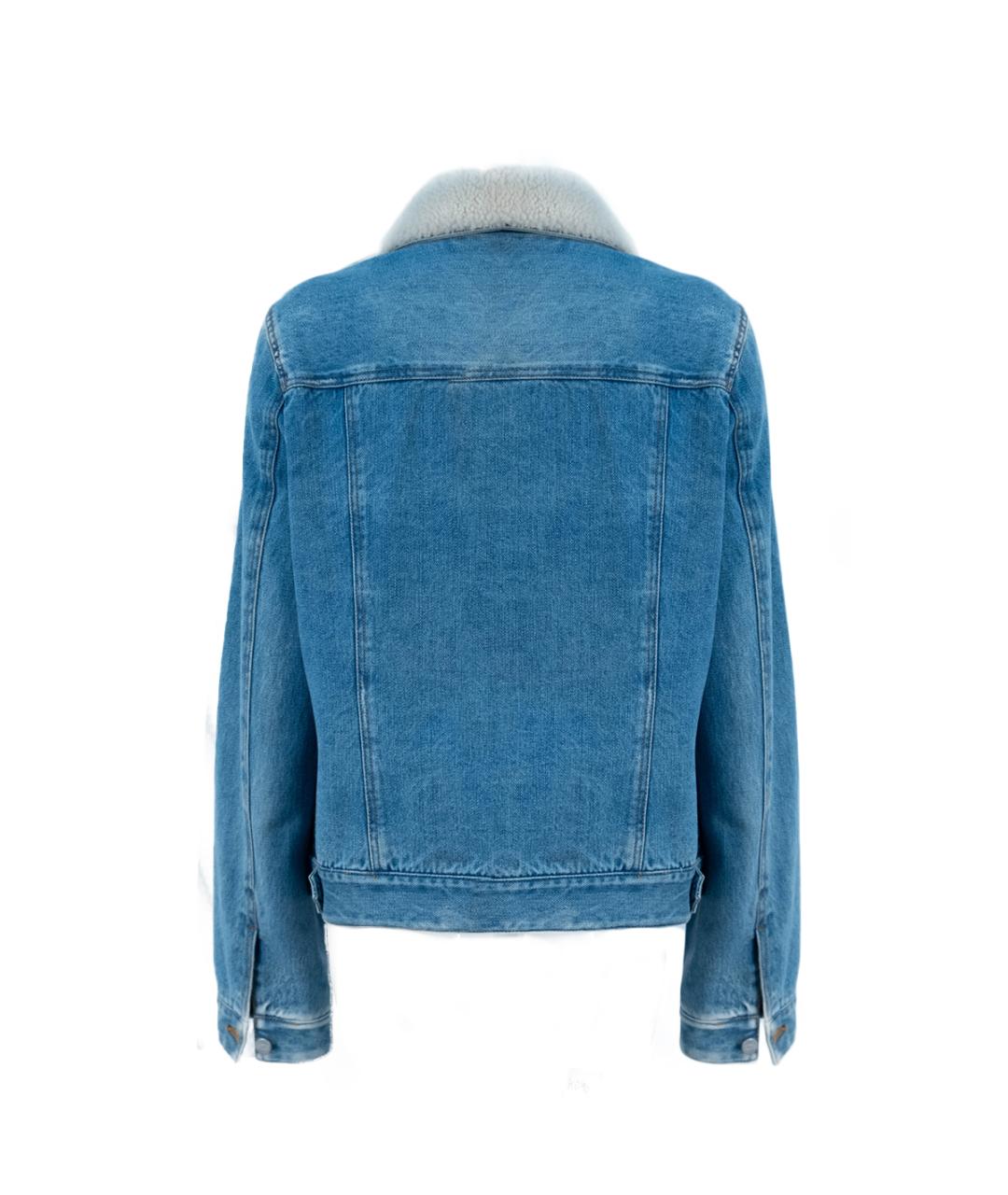 UGG AUSTRALIA Голубая деним куртка, фото 2