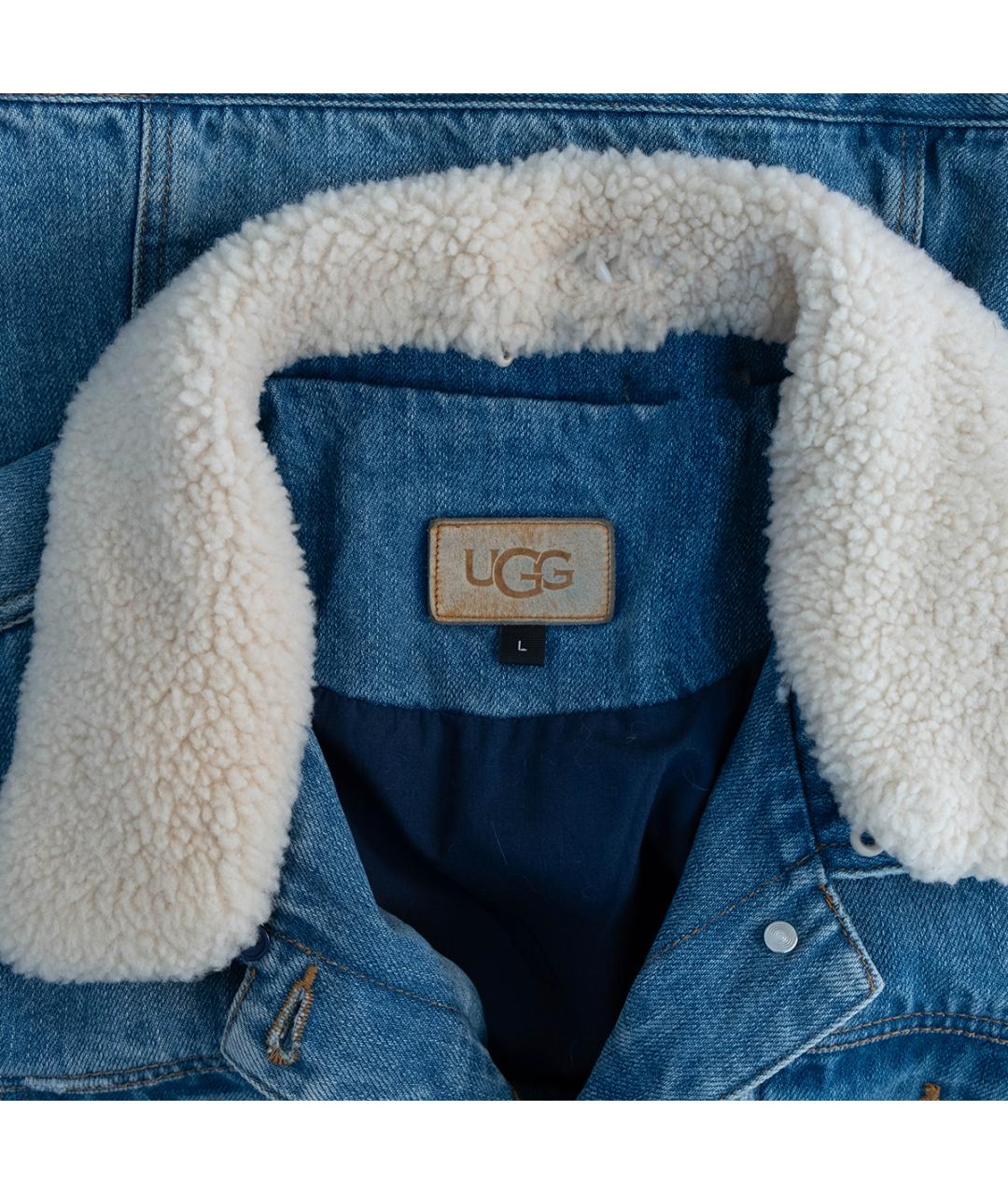 UGG AUSTRALIA Голубая деним куртка, фото 3