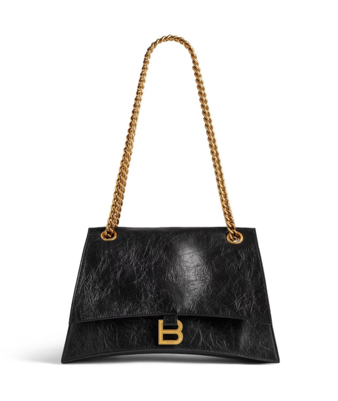 BALENCIAGA Черная кожаная сумка с короткими ручками, фото 6