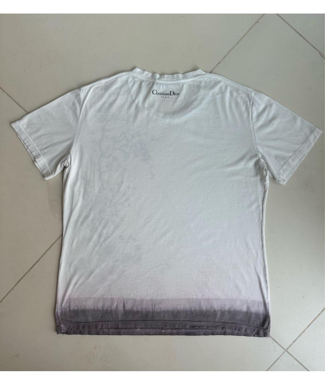CHRISTIAN DIOR Мульти хлопковая футболка, фото 2
