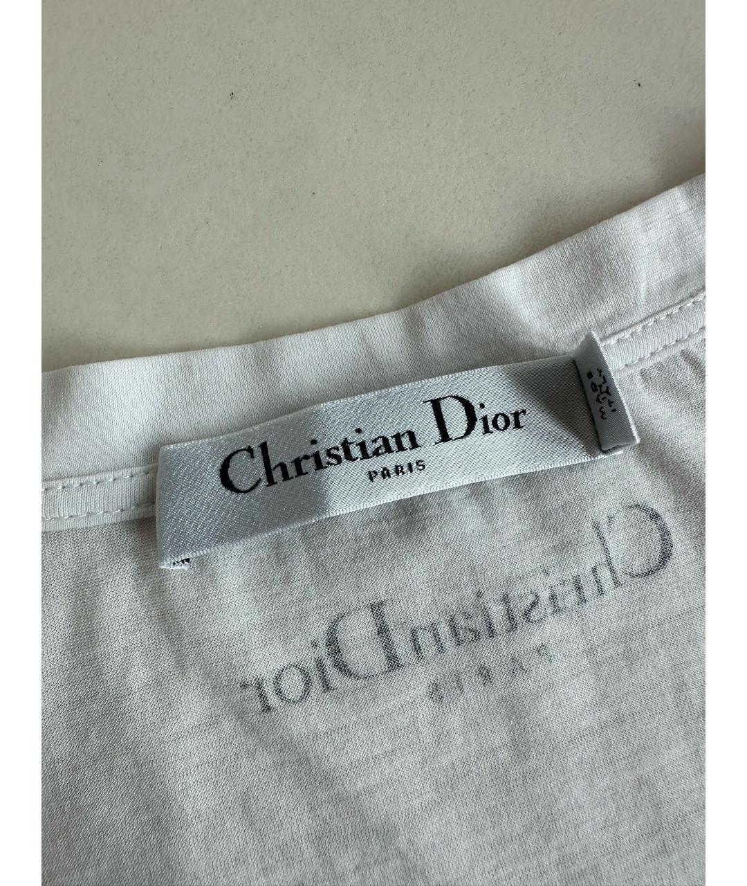 CHRISTIAN DIOR Мульти хлопковая футболка, фото 3