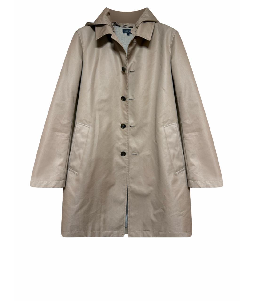 A.P.C. Бежевый хлопковый тренч / плащ, фото 1