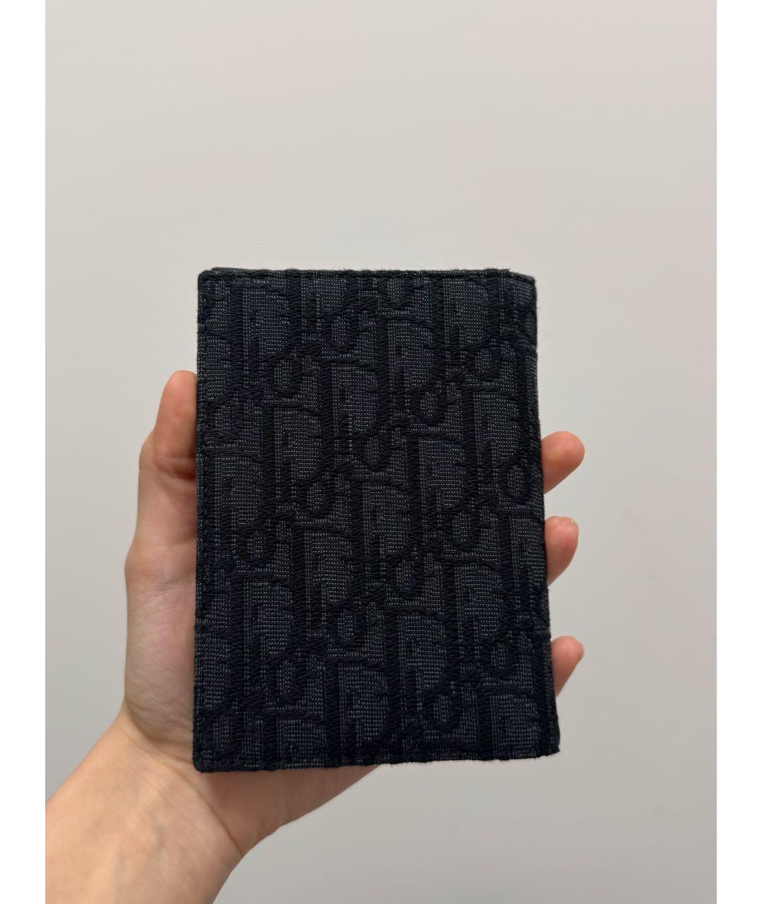 CHRISTIAN DIOR Темно-синий кардхолдер, фото 2