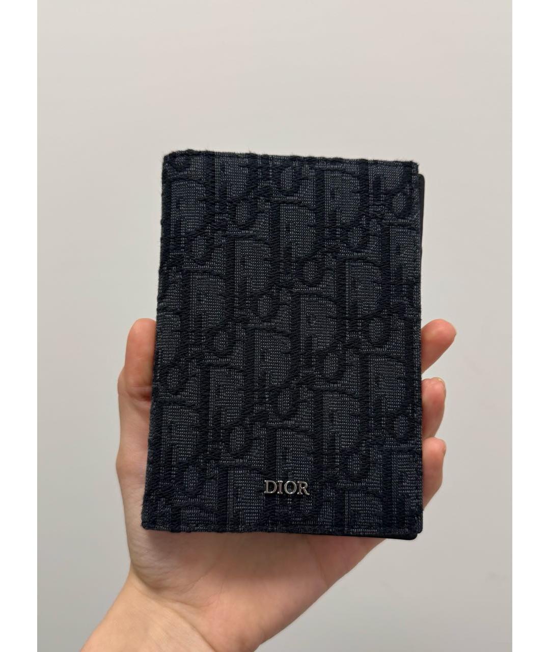 CHRISTIAN DIOR Темно-синий кардхолдер, фото 5