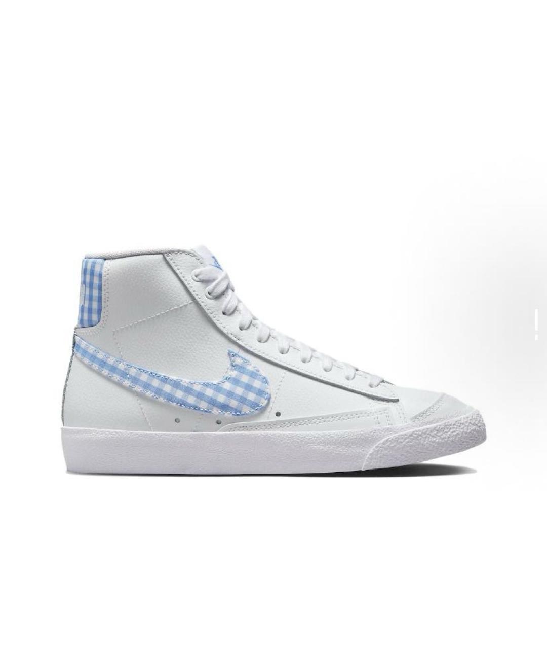 NIKE Белые кожаные кроссовки, фото 7