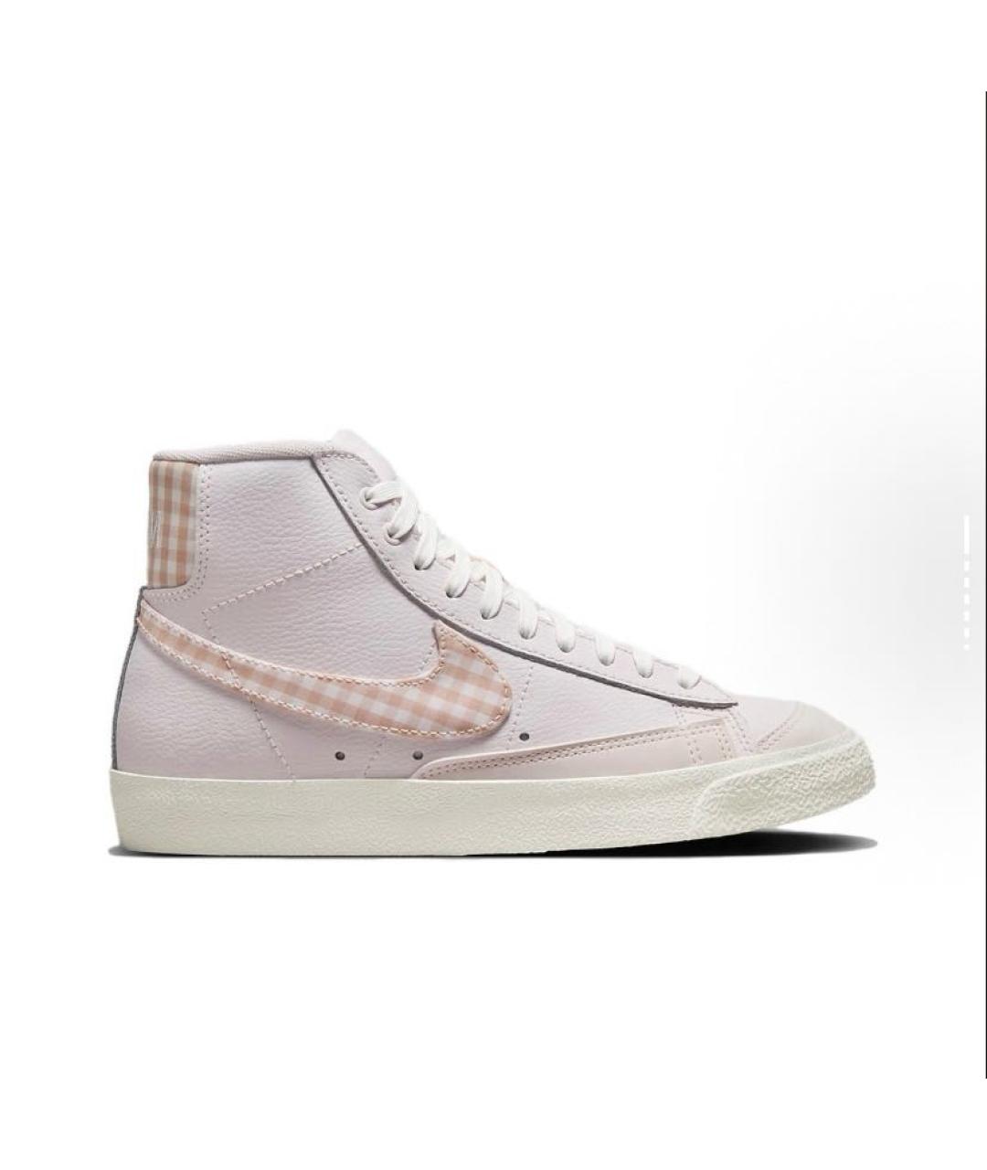 NIKE Розовые кожаные кроссовки, фото 7