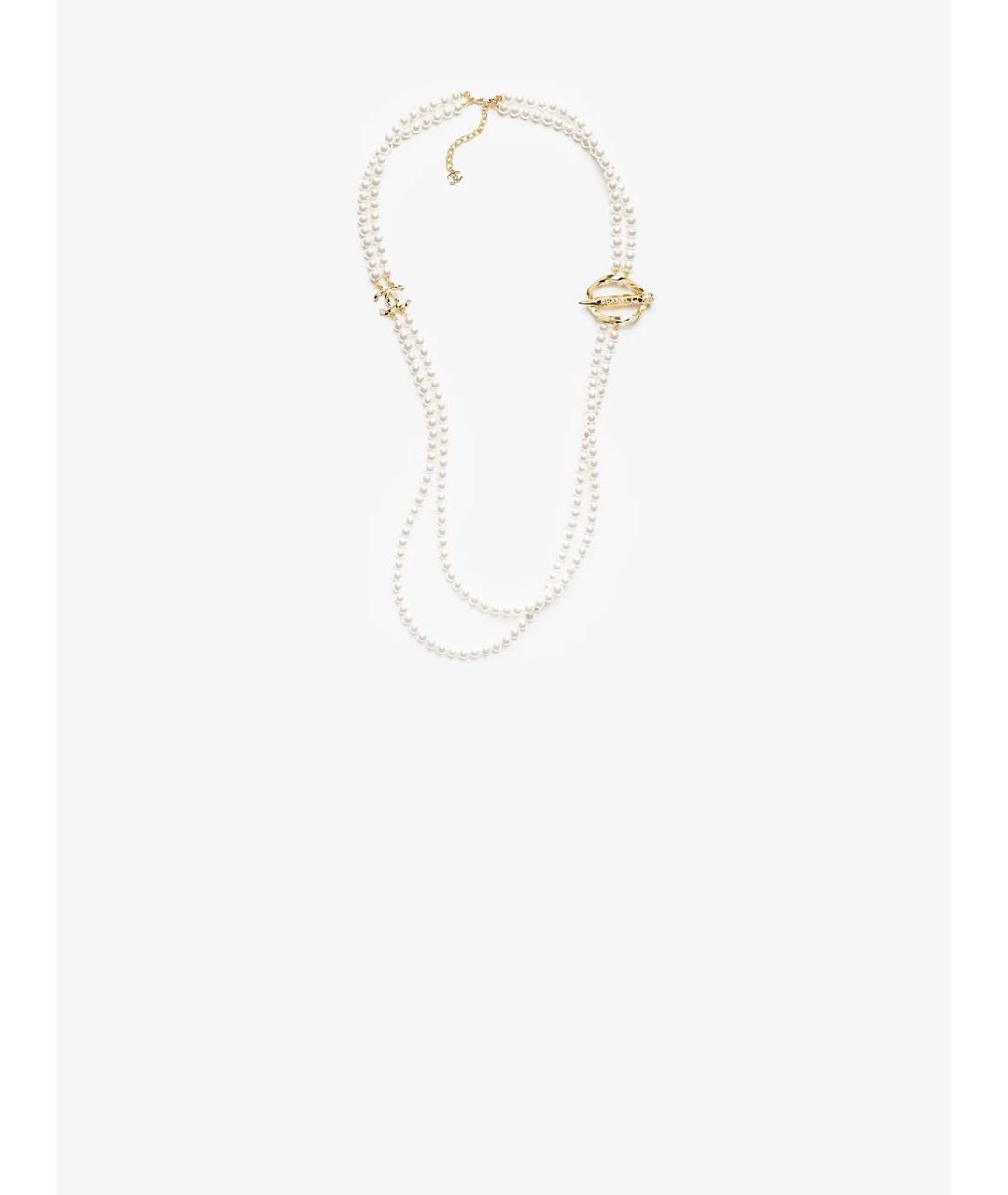 CHANEL Золотое металлическое колье, фото 4