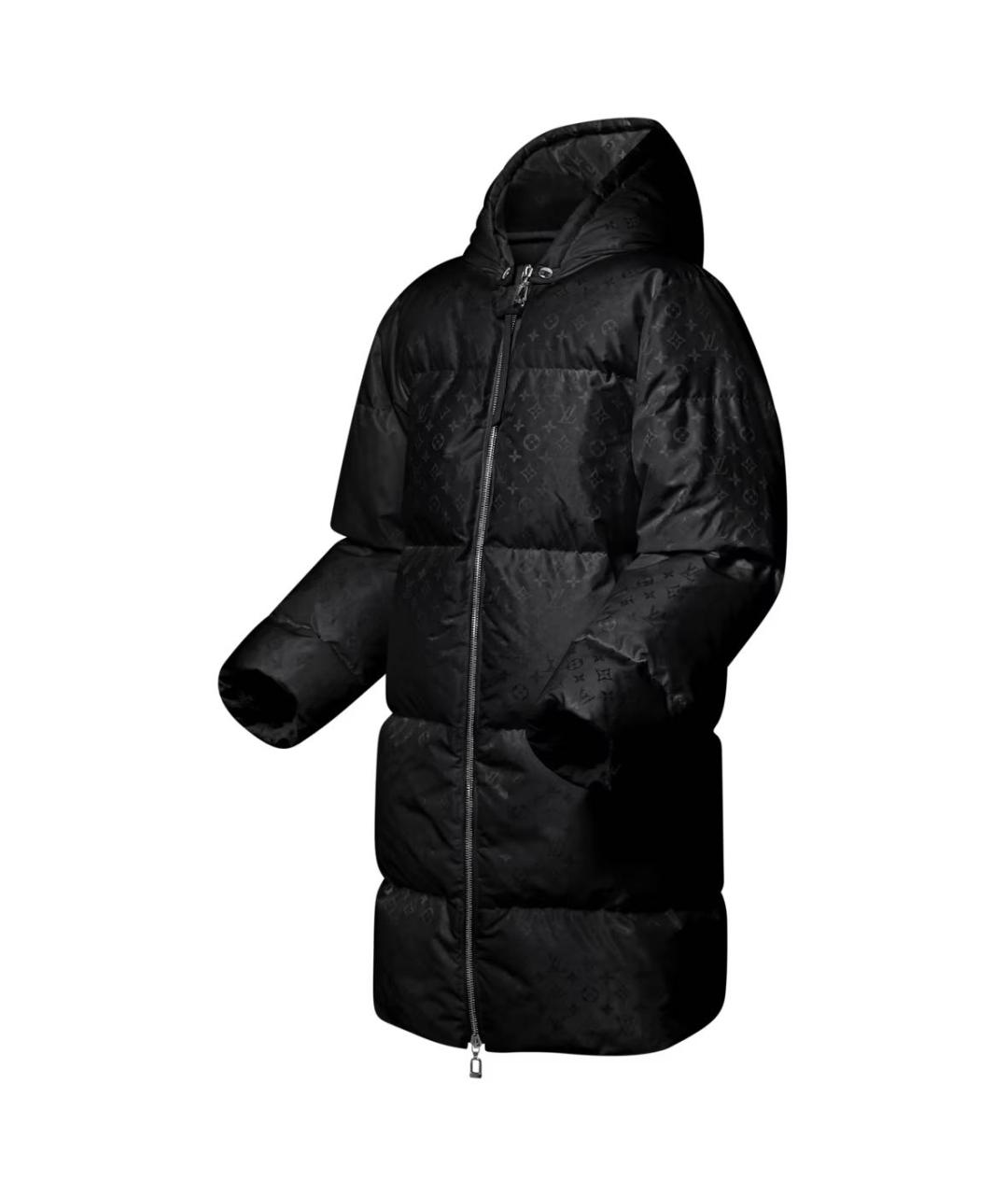 LOUIS VUITTON Черная полиэстеровая куртка, фото 2