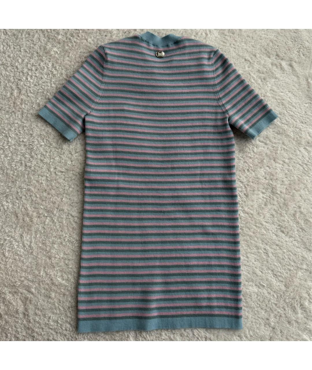 CHANEL Мульти кашемировая футболка, фото 2