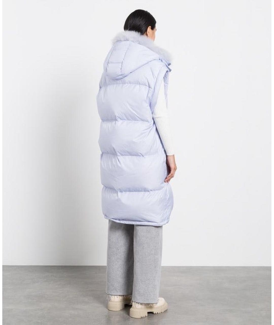 YVES SALOMON Голубой жилет, фото 5