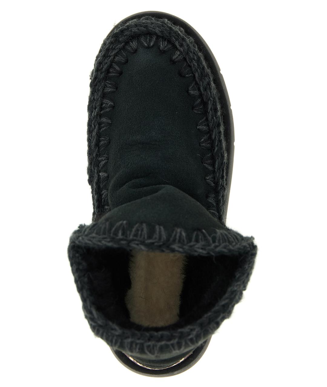 MOU Черные кожаные ботинки, фото 4