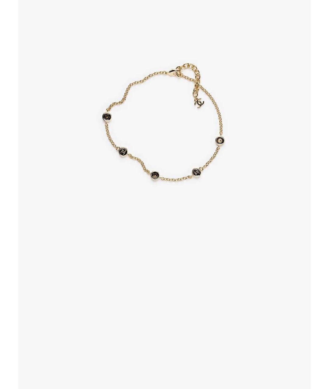 CHANEL Золотое металлическое колье, фото 4