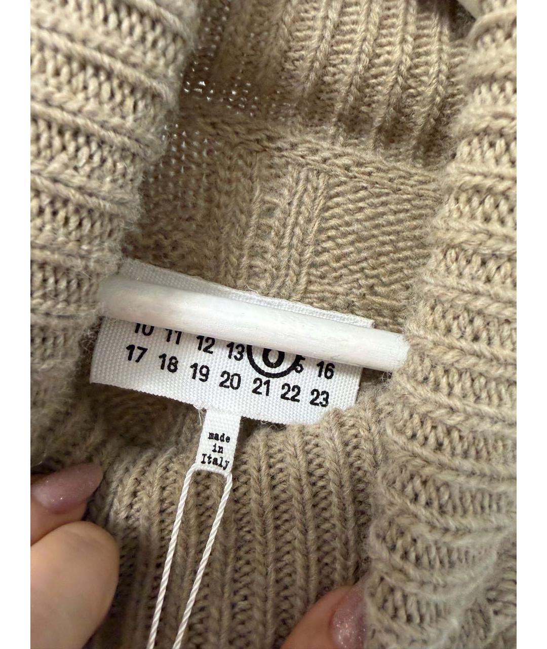 MAISON MARGIELA Бежевый джемпер / свитер, фото 3