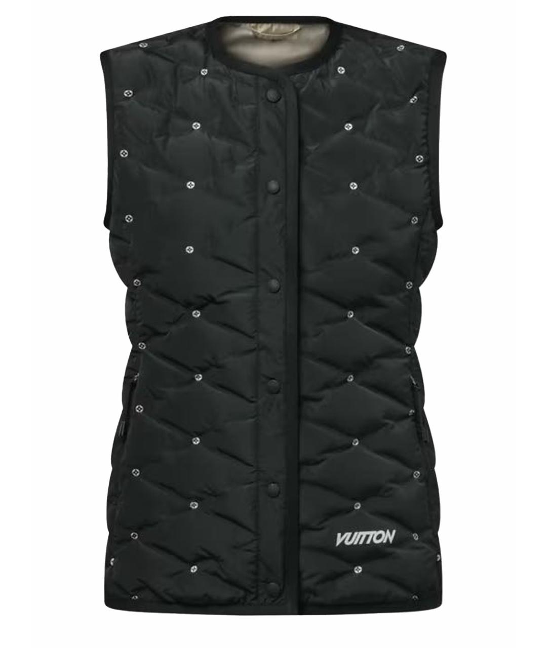 LOUIS VUITTON Черный полиэстеровый жилет, фото 5