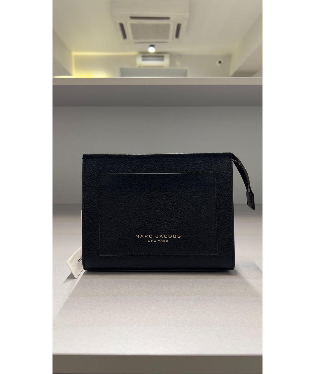 MARC JACOBS Черная кожаная косметичка, фото 5