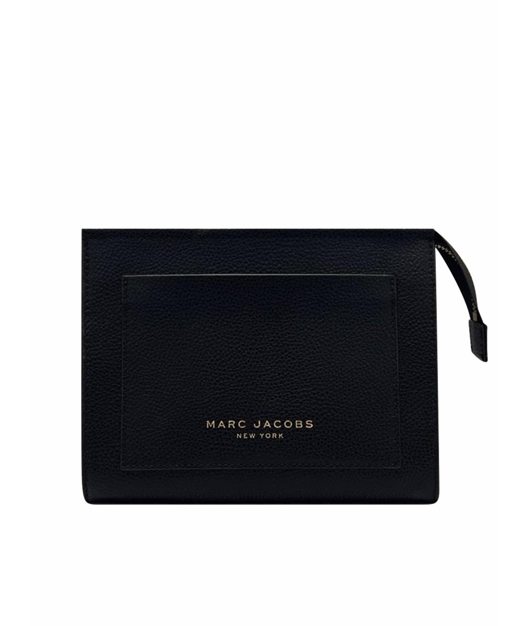 MARC JACOBS Черная кожаная косметичка, фото 1