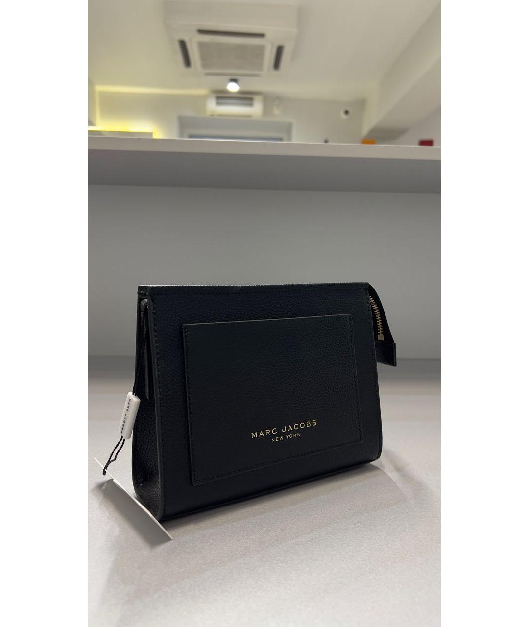 MARC JACOBS Черная кожаная косметичка, фото 2