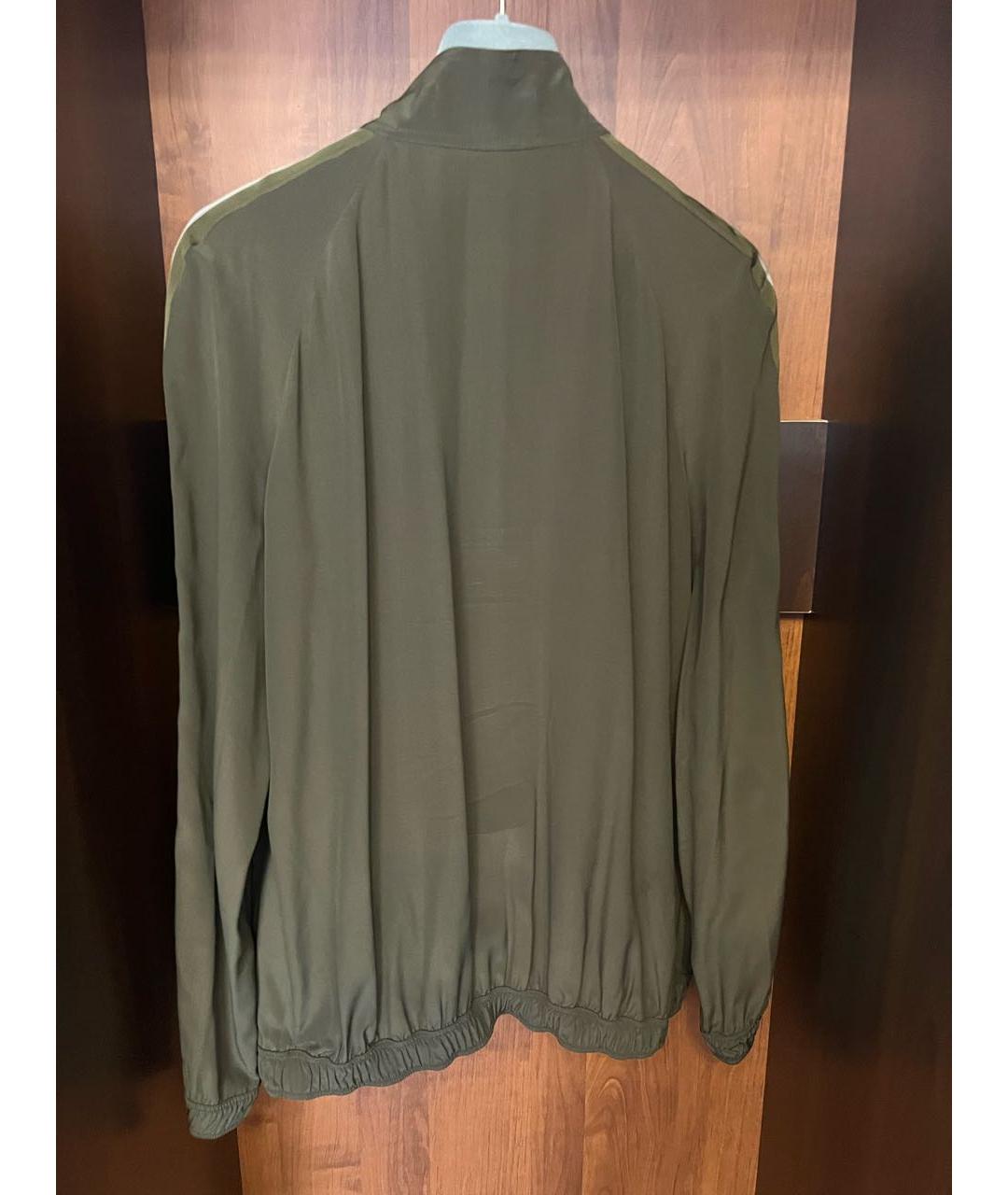 GUCCI Зеленый шелковый спортивные костюмы, фото 2