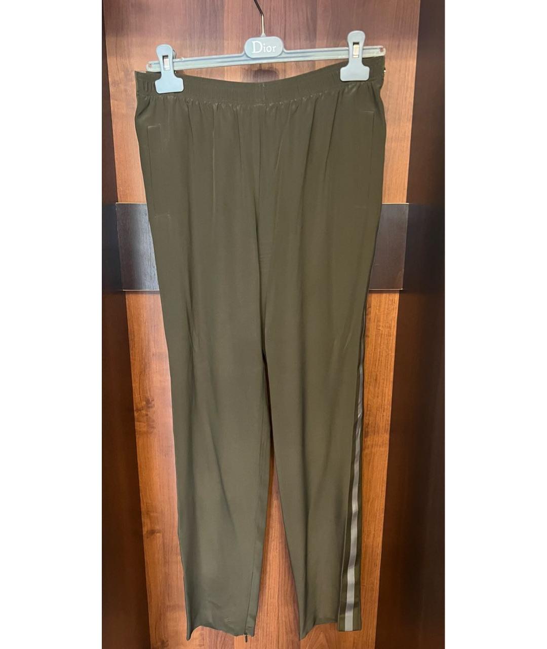 GUCCI Зеленый шелковый спортивные костюмы, фото 3