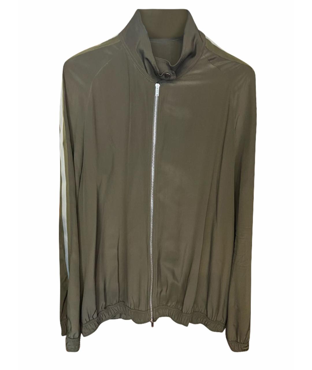 GUCCI Зеленый шелковый спортивные костюмы, фото 1