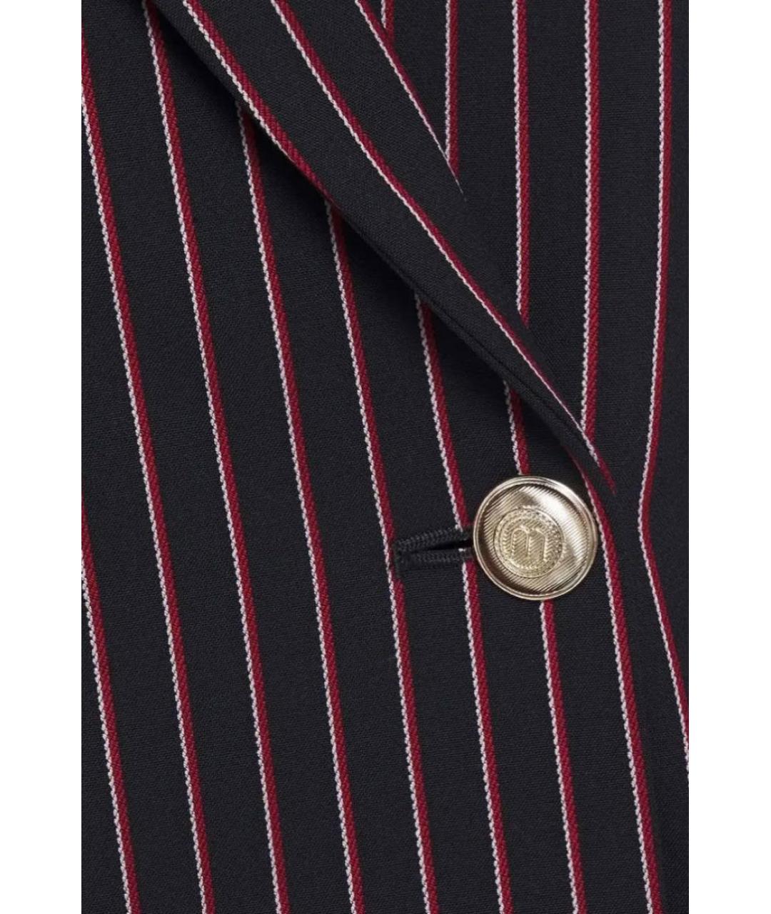 MAJE Темно-синий полиэстеровый костюм с юбками, фото 3