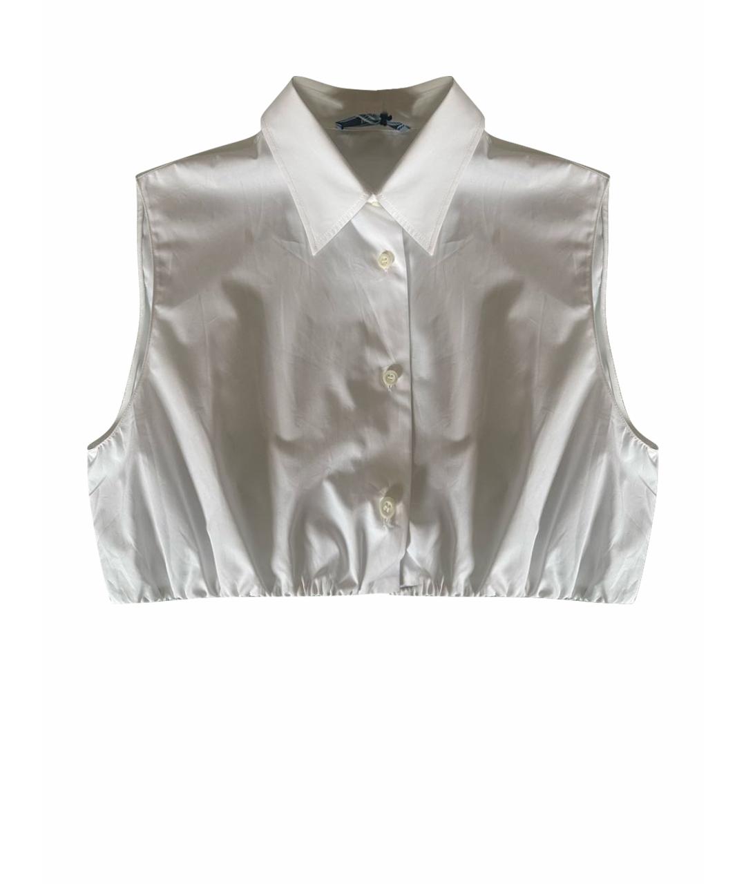 PRADA Белая хлопковая рубашка, фото 1