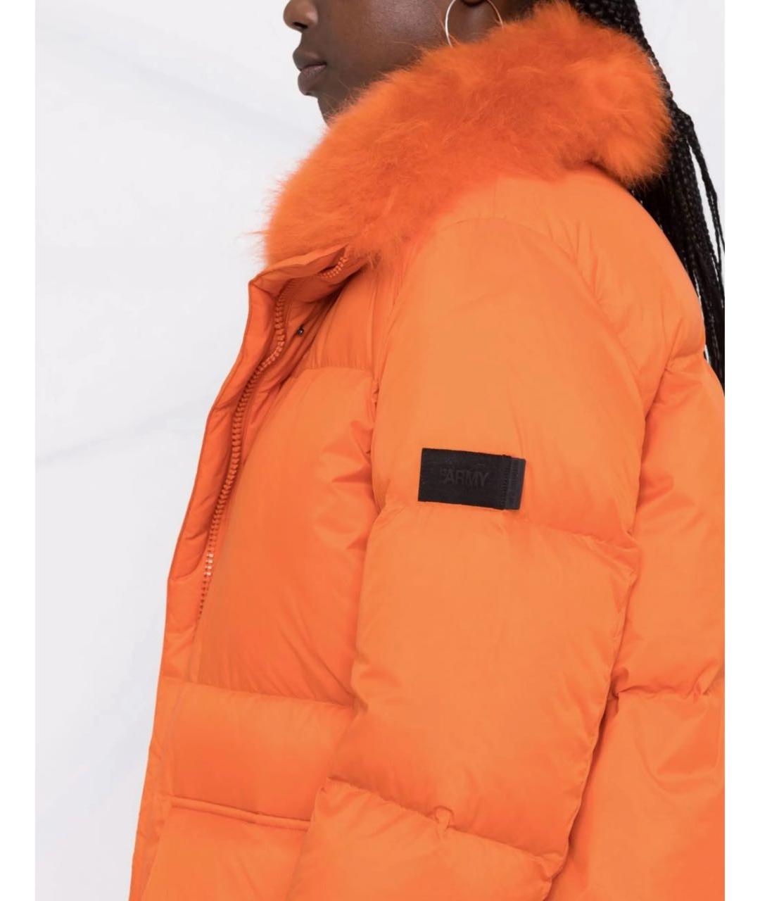 YVES SALOMON Оранжевый пуховик, фото 4