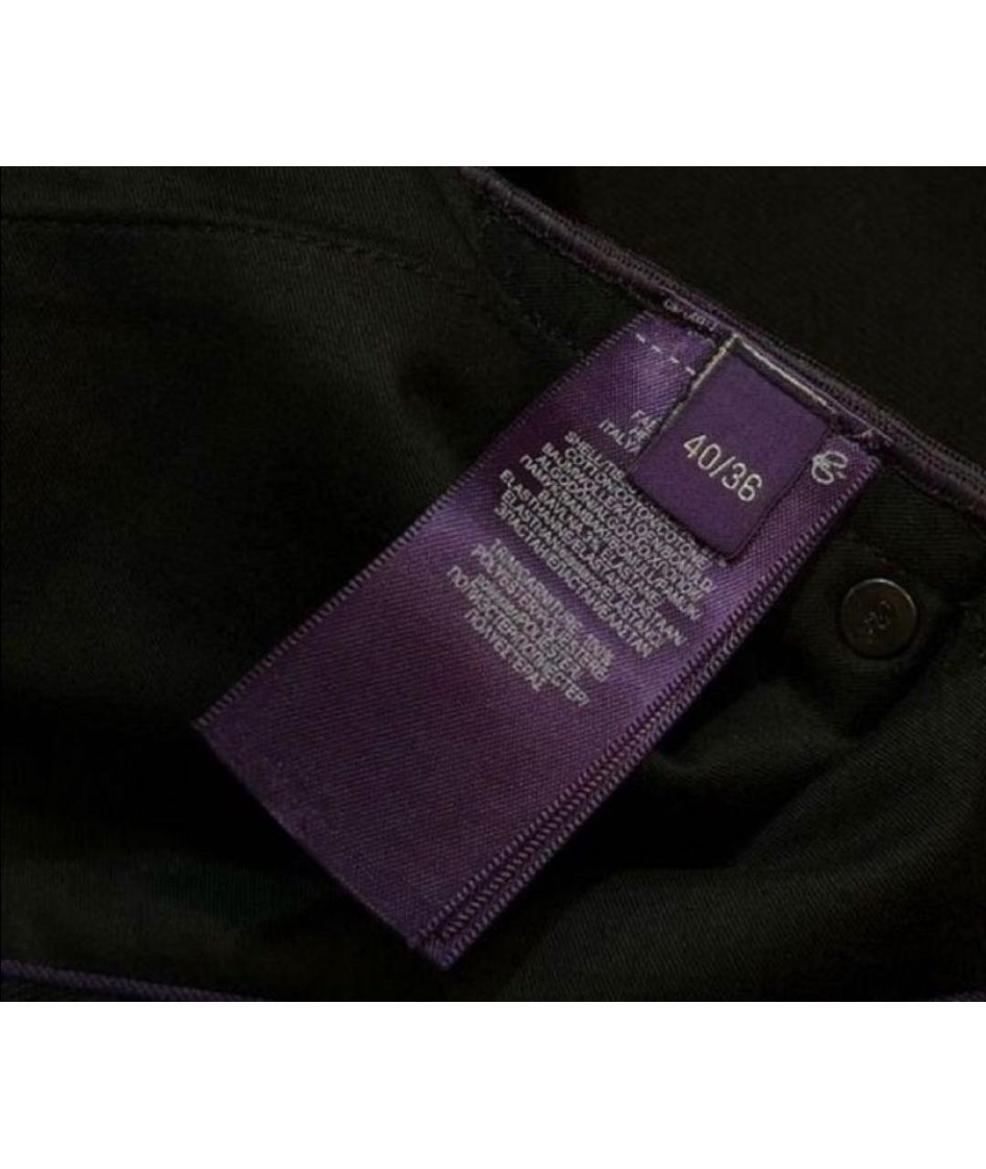 RALPH LAUREN PURPLE LABEL Черные джинсы, фото 7