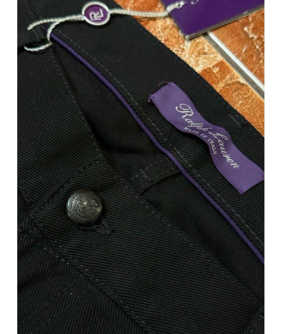 RALPH LAUREN PURPLE LABEL Черные джинсы, фото 5