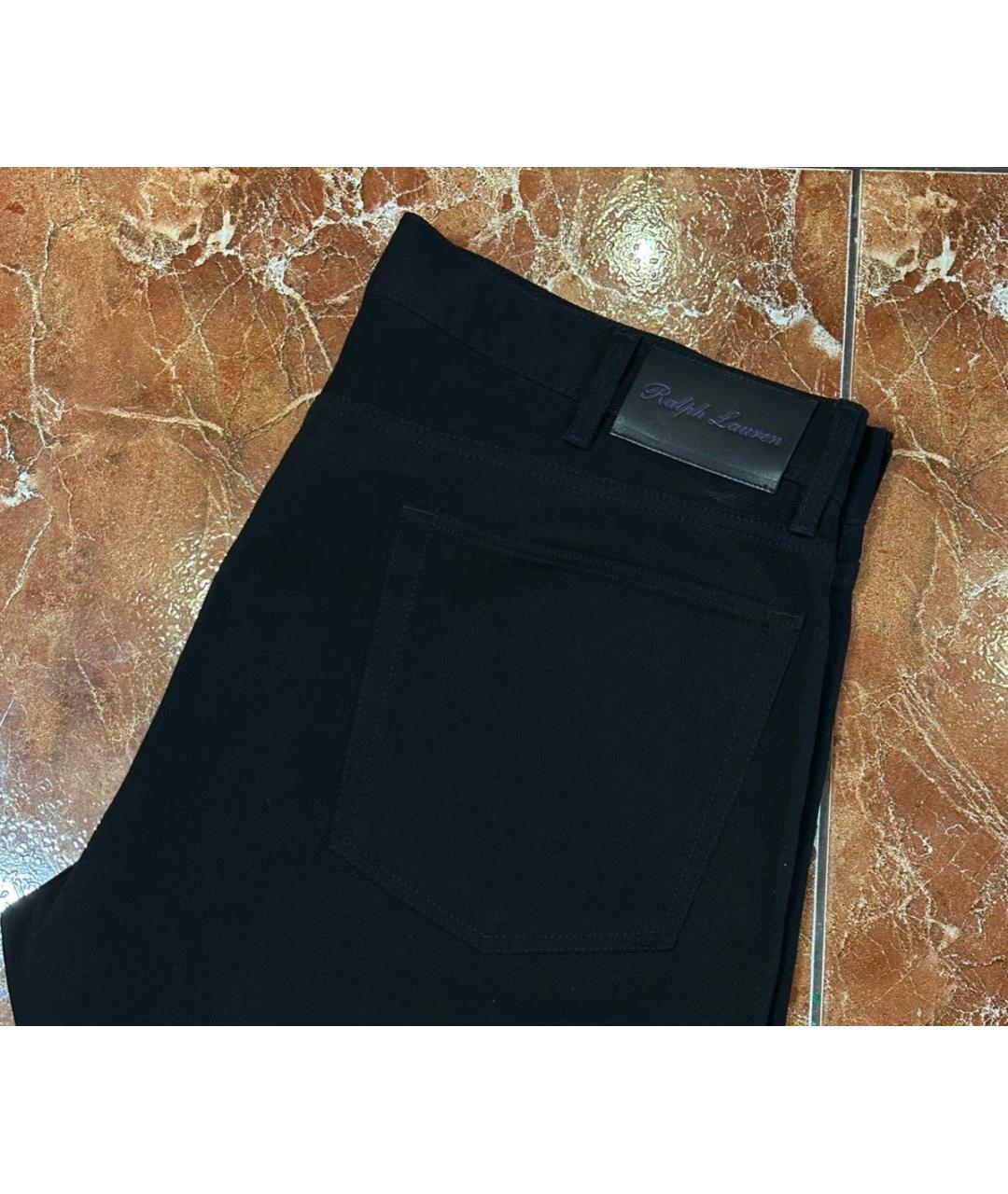 RALPH LAUREN PURPLE LABEL Черные джинсы, фото 6