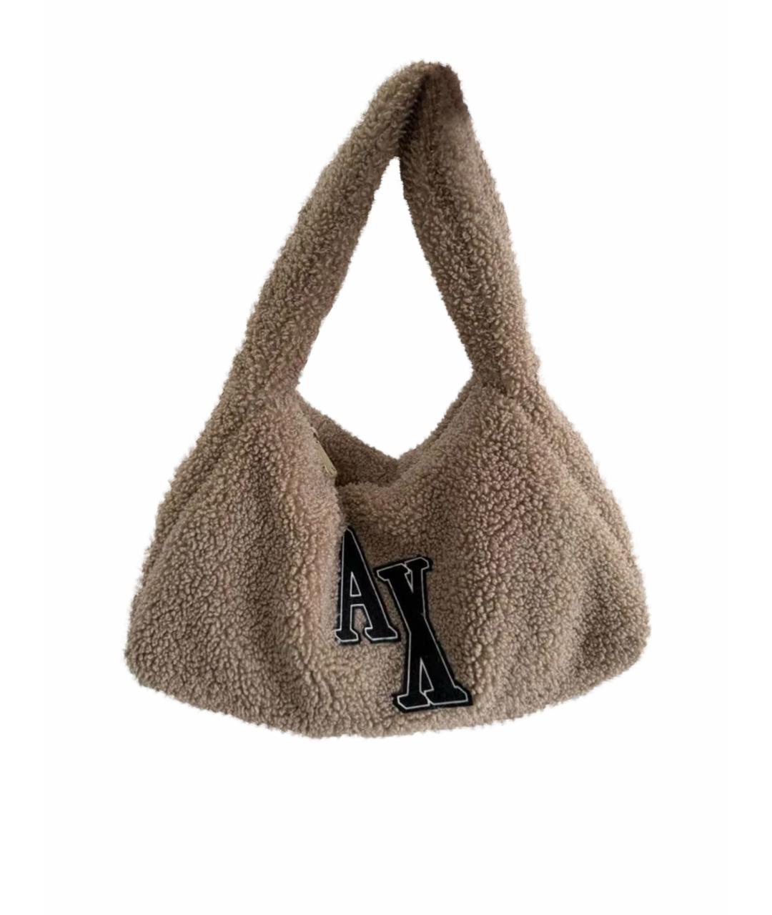 ARMANI EXCHANGE Бежевая сумка через плечо, фото 1