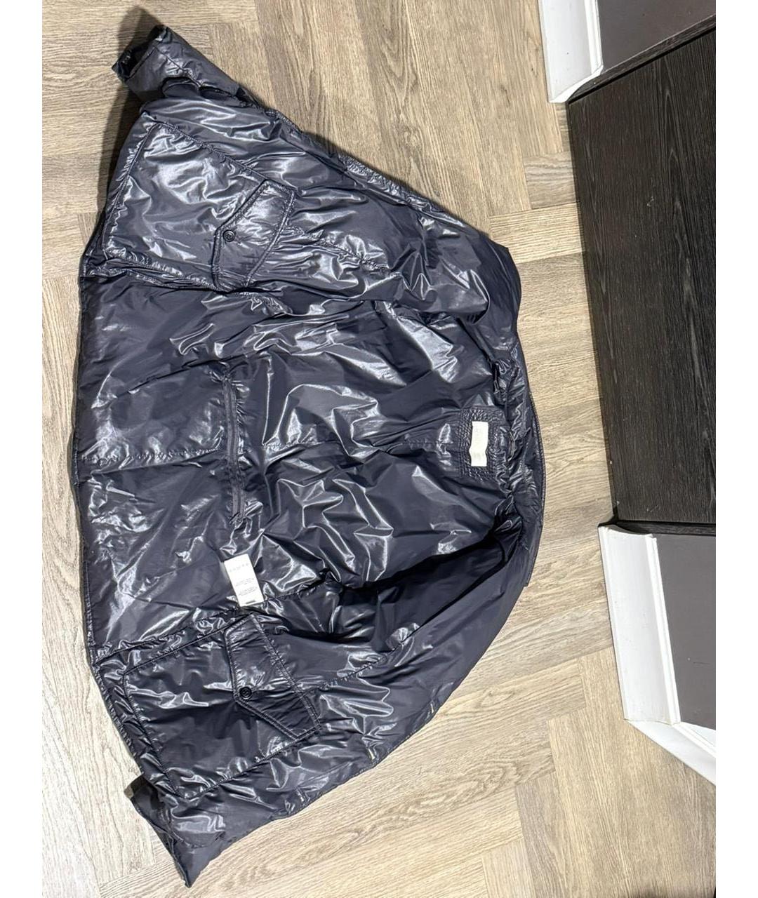 ERMANNO SCERVINO Антрацитовый полиамидовый пуховик, фото 5