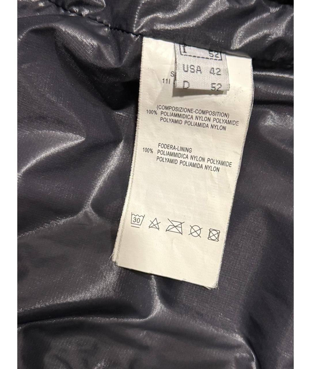 ERMANNO SCERVINO Антрацитовый полиамидовый пуховик, фото 6