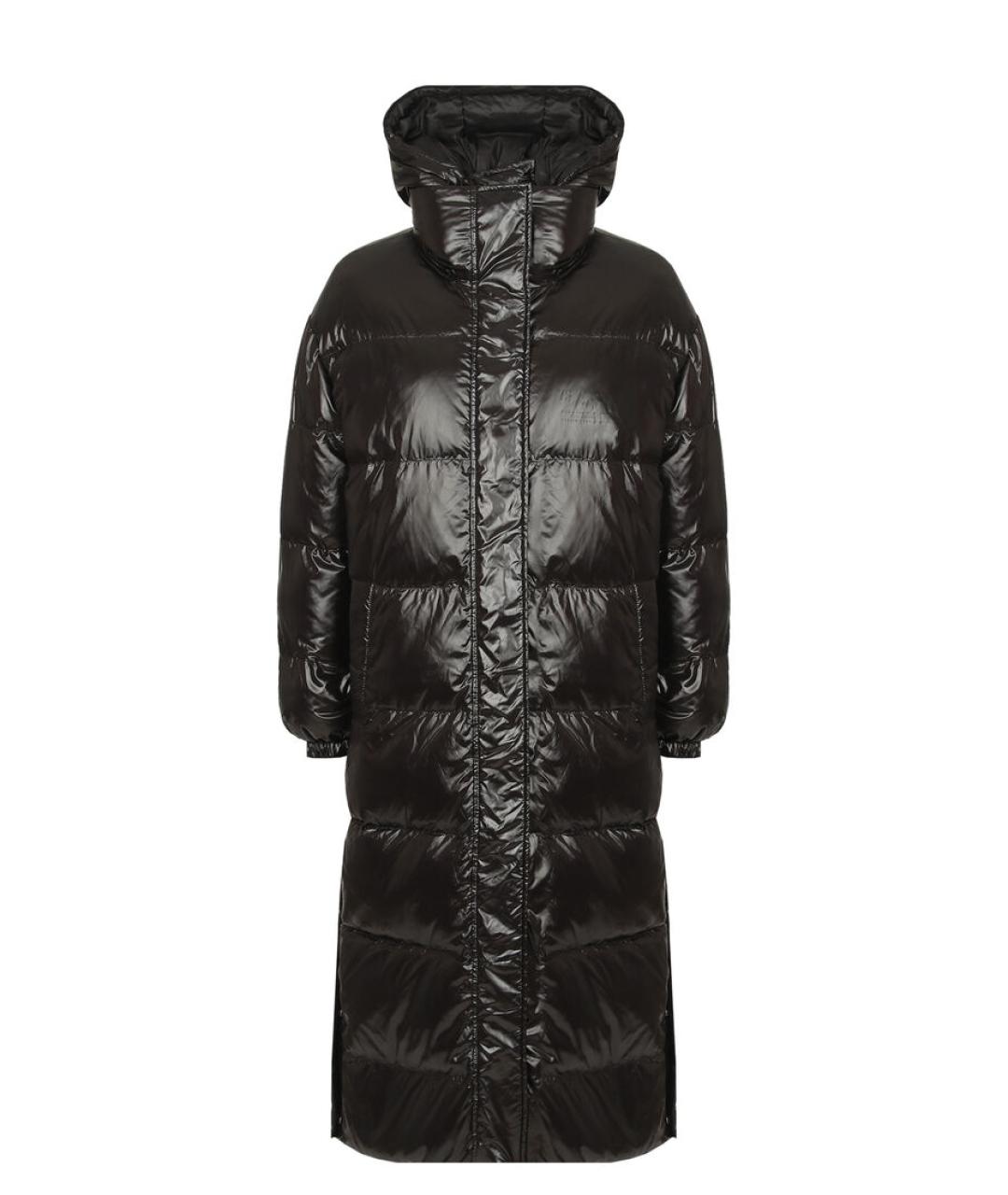 ARMY YVES SALOMON Черный полиэстеровый пуховик, фото 1