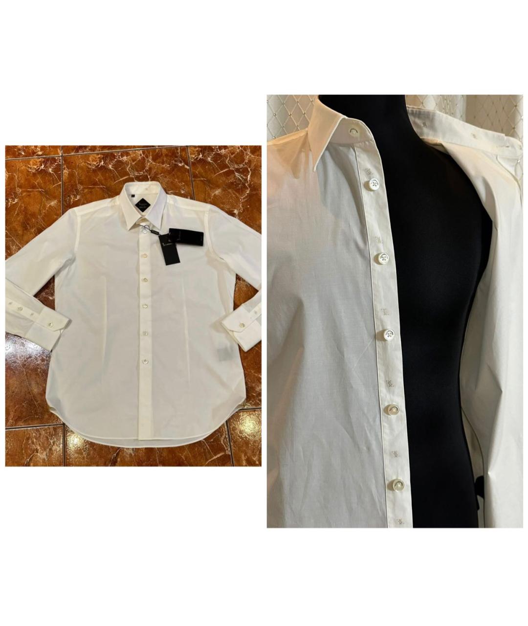 BILLIONAIRE Белая классическая рубашка, фото 5