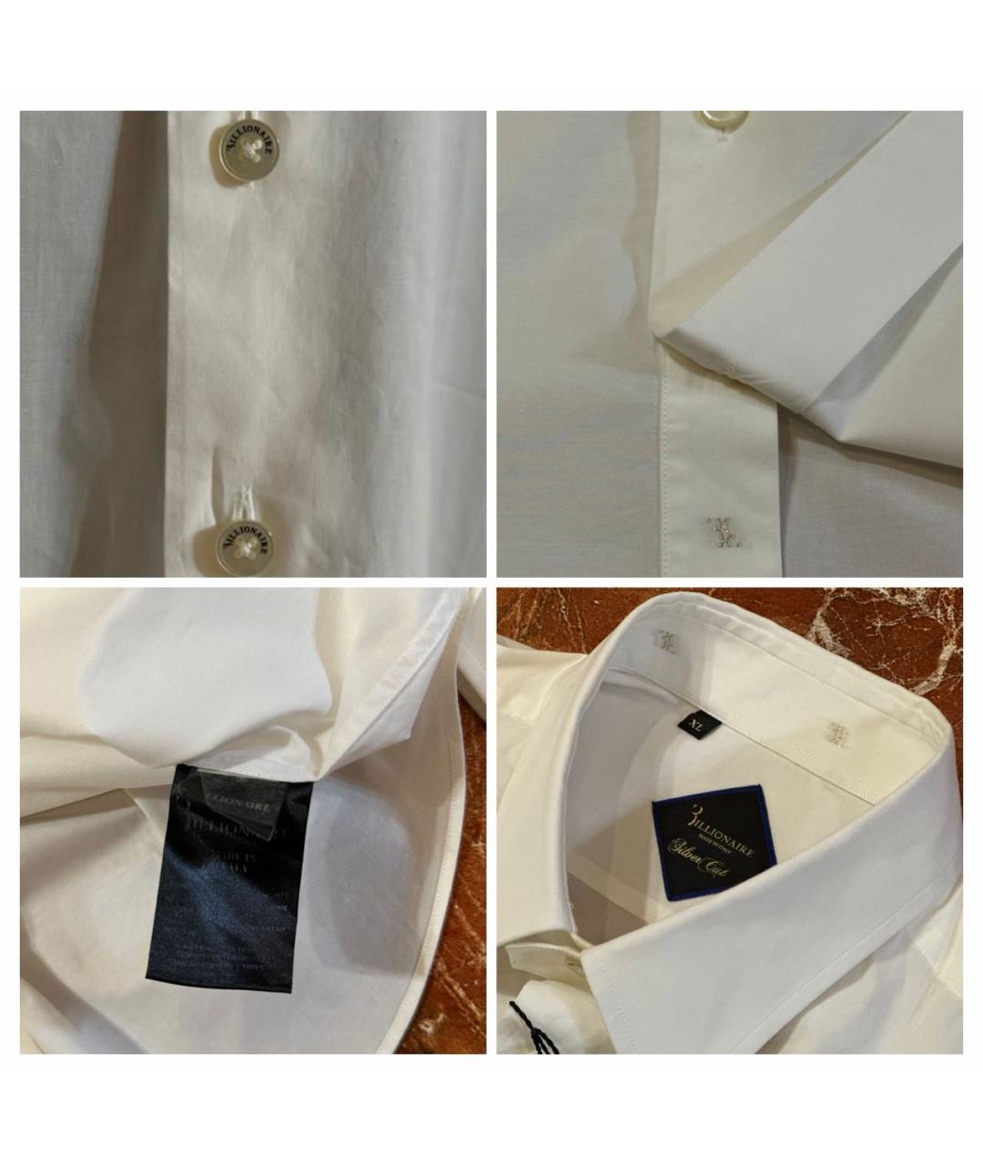 BILLIONAIRE Белая классическая рубашка, фото 7