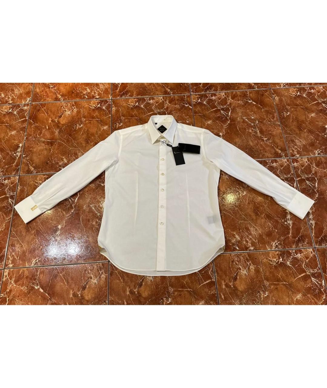 BILLIONAIRE Белая классическая рубашка, фото 4