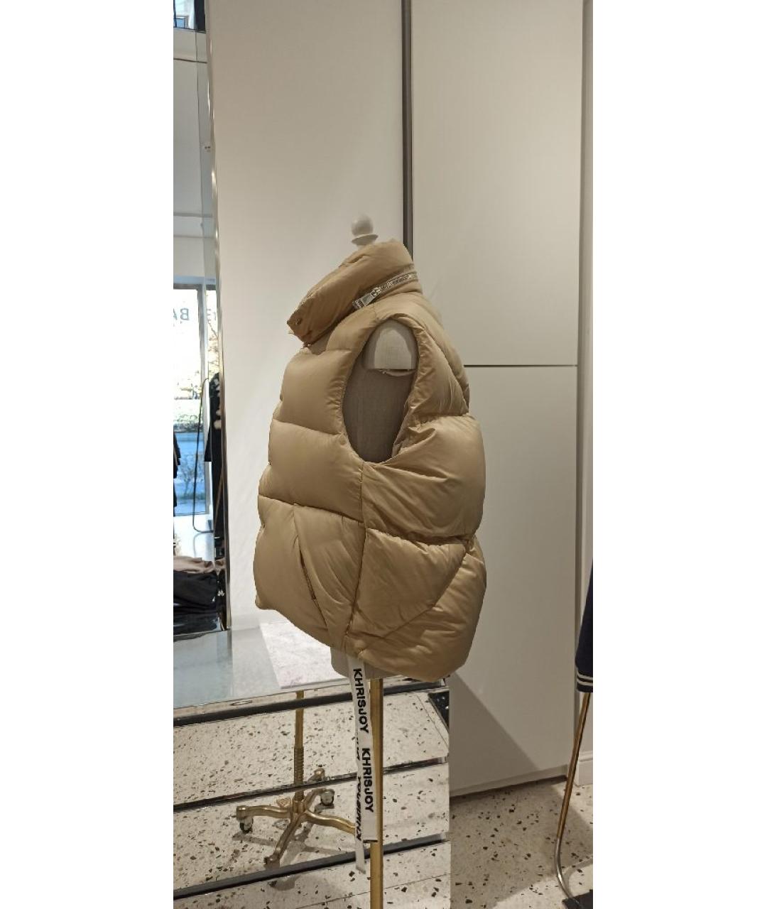 KHRISJOY Бежевый полиамидовый жилет, фото 2