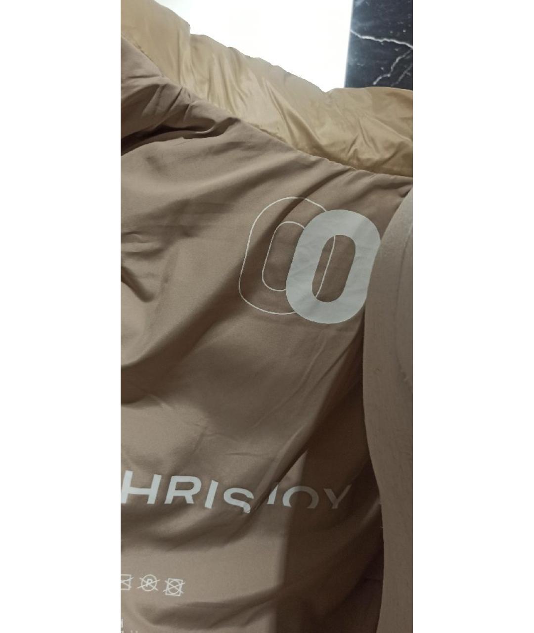 KHRISJOY Бежевый полиамидовый жилет, фото 6