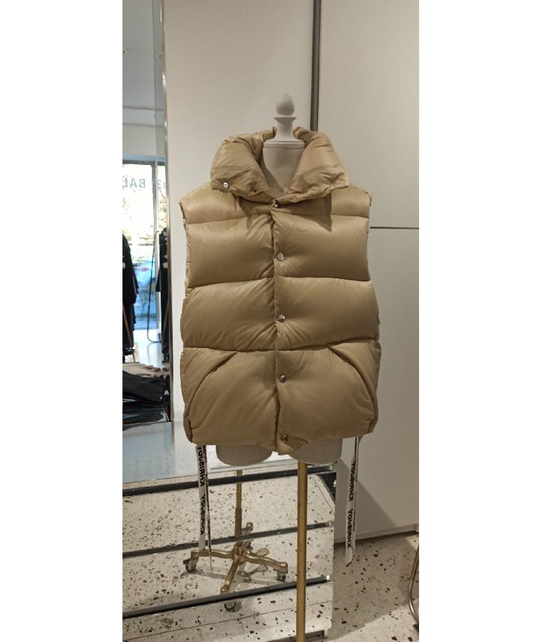 KHRISJOY Бежевый полиамидовый жилет, фото 7